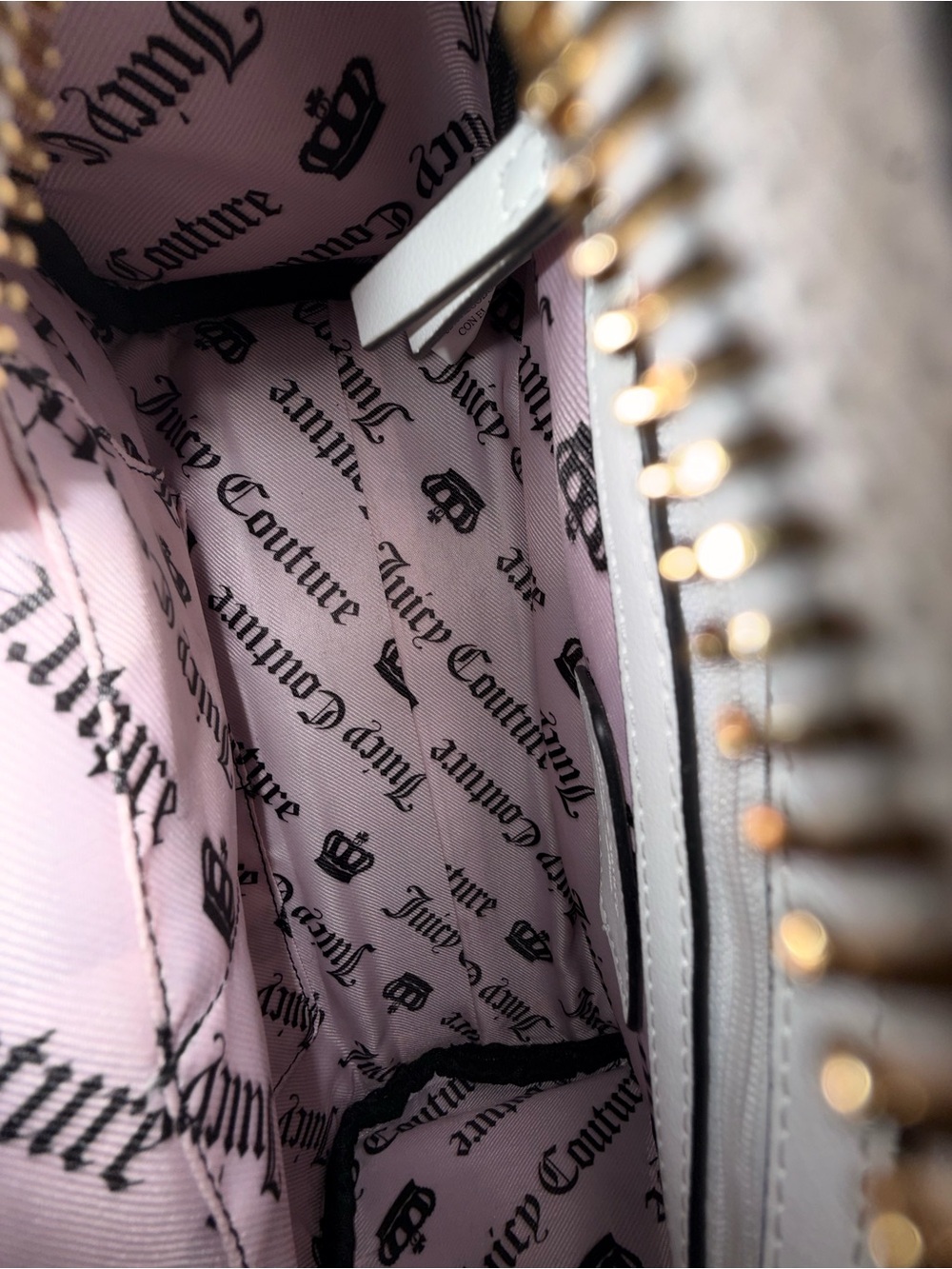 Juicy Couture Black & White Satchel - Picture 3 of 3